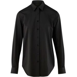 Xacus, Dames, Blouses & Shirts, Zwart, Maat: 2XS Polyamide,