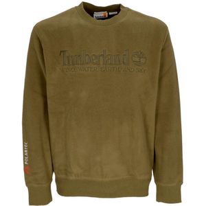 Timberland, Heren, Sweatshirts & Hoodies, Groen, Maat: S Poliester,