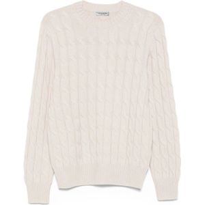 Vengera, Heren, Truien, Beige, Maat: M Wol,