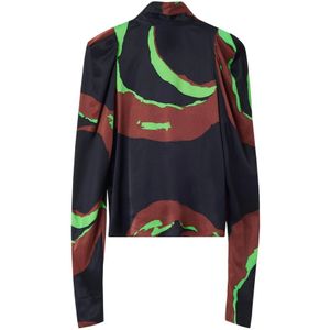 Rodebjer, Dames, Blouses & Shirts, Veelkleurig, Maat: S Viscose,