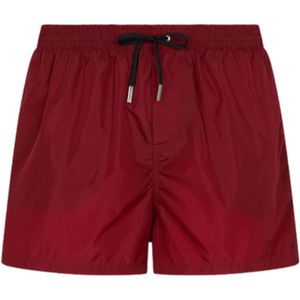 Dsquared2 Bordeaux Sea Kleding Boxer Midi , Red , Heren , Maat: XL