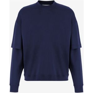 Darkpark, Heren, Sweatshirts & Hoodies, Blauw, Maat: S Wol,