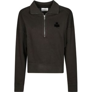 Marant étoile, Dames, Sweatshirts & Hoodies, Zwart, Maat: XS