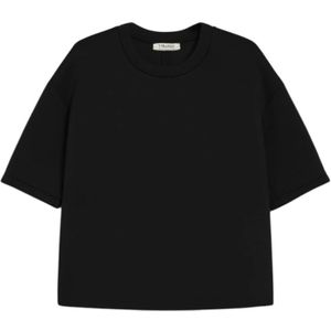 Max Mara, Dames, Tops, Zwart, Maat: XS Viscose,