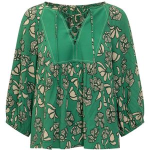 Ba&Sh, Dames, Blouses & Shirts, Groen, Maat: XS Viscose,