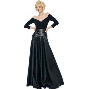 Norma Kamali, Dames, Jurken, Zwart, Maat: S