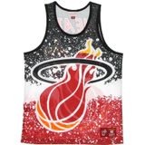 Mitchell & Ness - Miami Heat - Basketbal Tanktop - Veelkleurig - Polyester