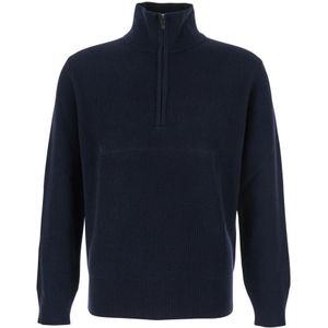 Kangra, Heren, Truien, Blauw, Maat: S Wol,