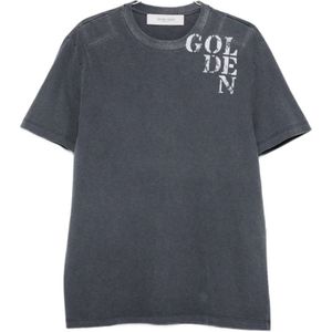 Golden Goose, Heren, Tops, Blauw, Maat: XL