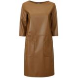 Max Mara, Dames, Jurken, Bruin, Maat: XS Katoen,