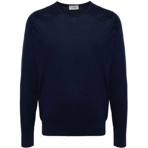 John Smedley, Heren, Truien, Blauw, Maat: XL