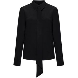 Silvian Heach, Dames, Blouses & Shirts, Zwart, Maat: 2XS Viscose,