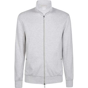 Eleventy, Heren, Sweatshirts & Hoodies, Grijs, Maat: M Katoen,