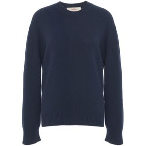 Jucca, Dames, Truien, Blauw, Maat: S Wol,