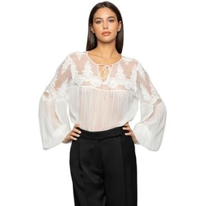 Kocca, Dames, Blouses & Shirts, Wit, Maat: M