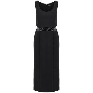 Del Core, Dames, Jurken, Zwart, Maat: S