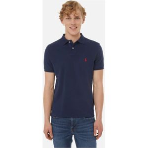 Ralph Lauren, Heren, Tops, Blauw, Maat: M Katoen,