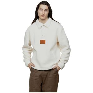 Bram's Fruit, Heren, Truien, Wit, Maat: XL Fleece,