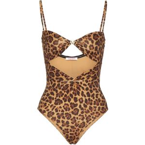 Valentino, Dames, Badkleding, Bruin, Maat: S