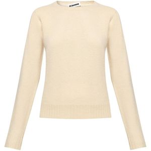 Jil Sander, Dames, Truien, Beige, Maat: M Wol,