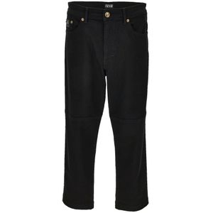 Versace Jeans Couture, Heren, Jeans, Zwart, Maat: W31 Denim,