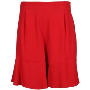 L'Autre Chose, Dames, Korte broeken, Rood, Maat: XS Voile,