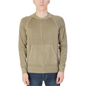 Liu Jo, Heren, Sweatshirts & Hoodies, Groen, Maat: XL Katoen,