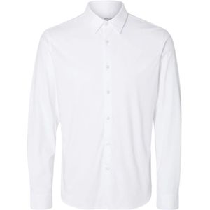 Selected Homme, Heren, Overhemden, Wit, Maat: L Katoen,