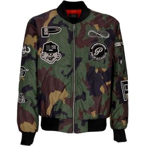 Propaganda, Heren, Jassen, Veelkleurig, Maat: L Poliester,