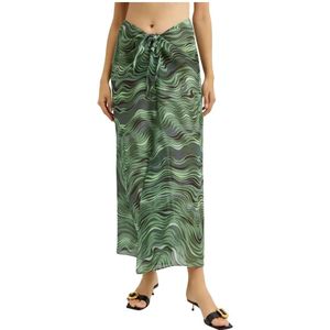 Cult Gaia, Dames, Badkleding, Groen, Maat: XS Zijde,