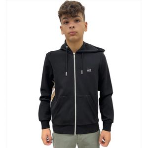 Sun68, Heren, Sweatshirts & Hoodies, Zwart, Maat: S