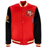 Mitchell & Ness - NFL Team Legacy Varsity Jack - Rood/Zwart - Heren - Wol