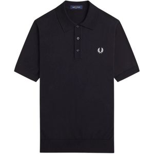 Fred Perry, Heren, Tops, Zwart, Maat: M Katoen,
