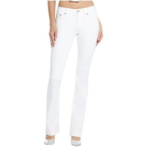 Miss Me, Dames, Jeans, Wit, Maat: W26 Katoen,
