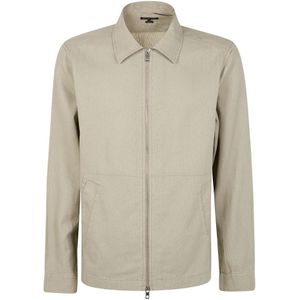 Michael Kors, Heren, Jassen, Beige, Maat: L Katoen,