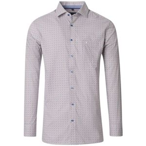 CASA MODA - Comfort Fit Overhemd - Rood - Popeline