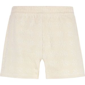 Tory Burch - Jacquard Logo Terry Cloth Shorts - Ivoor - Terry Cloth - Verstelbaar Trekkoord