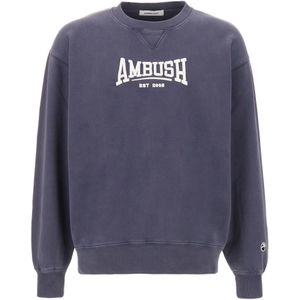 Ambush, Heren, Sweatshirts & Hoodies, Blauw, Maat: L Katoen,
