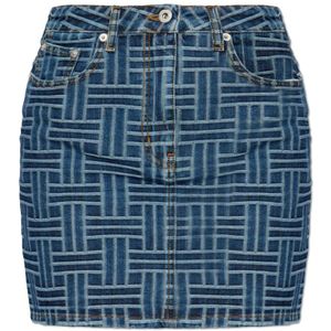 Kenzo, Dames, Rokken, Blauw, Maat: W27 Denim,