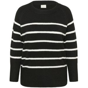 Kaffe Curve, Dames, Truien, Zwart, Maat: S