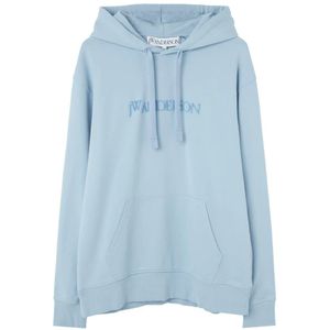JW Anderson, Heren, Sweatshirts & Hoodies, Blauw, Maat: XL Katoen,