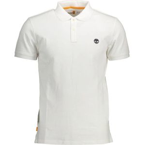 Timberland, Heren, Tops, Wit, Maat: S Katoen,
