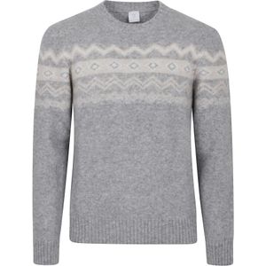 Eleventy, Heren, Truien, Grijs, Maat: XL Zijde,