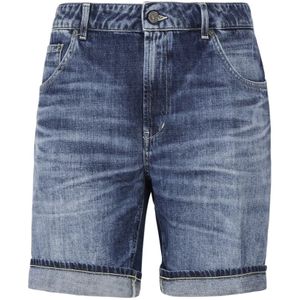 Dondup, Heren, Korte broeken, Blauw, Maat: W36 Katoen,