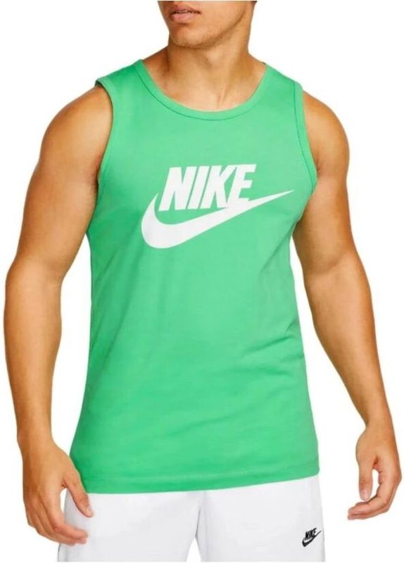 Nike, Heren, Tops, Groen, Maat: S Katoen,