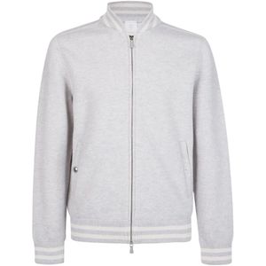 Eleventy, Heren, Jassen, Grijs, Maat: S Wol,