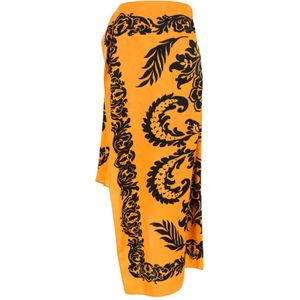 Etro, Dames, Rokken, Oranje, Maat: XS Viscose,