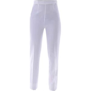 Kocca, Dames, Broeken, Wit, Maat: XS Linnen,