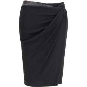 Versace, Dames, Rokken, Zwart, Maat: S Jersey,