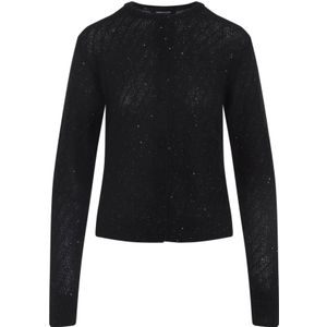 Fabiana Filippi, Dames, Truien, Zwart, Maat: 2XS Wol,